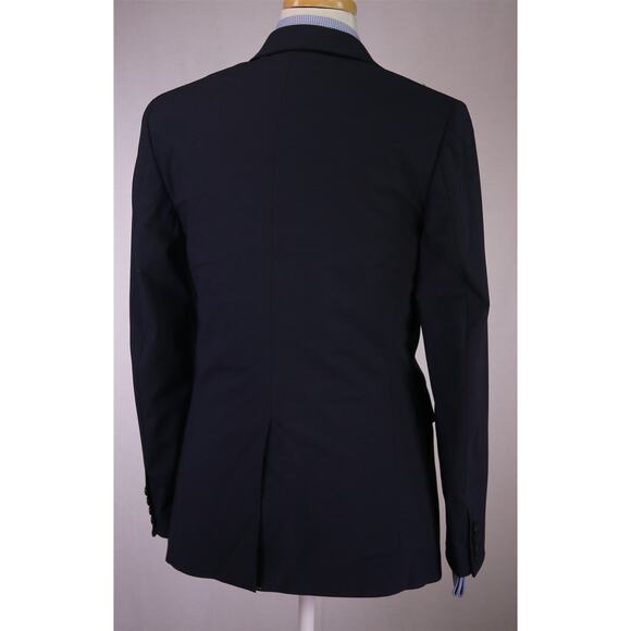 Theory Men's Chambers Solid Navy Blue Wool 2-Btn Slim Fit Blazer 36R - Picture 7 of 9